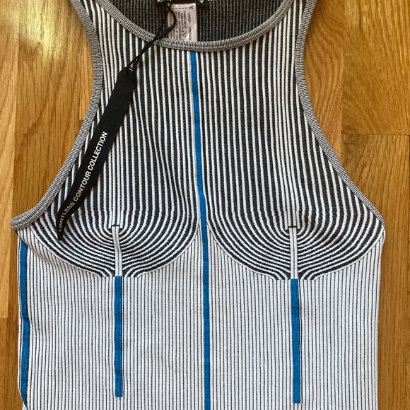 NWT ZARA Ribbed Bodycon Contout Dress Sz XS/S - Picture 2 of 4